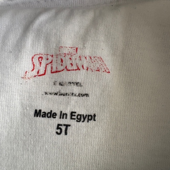 Spiderman White and Red Kids' Shirt - Picture 3 of 9